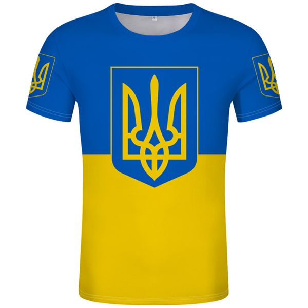 

ukraine male youth t shirt diy custom made name number t-shirt nation flag ukrainian country p logo print 3d clothing, White;black