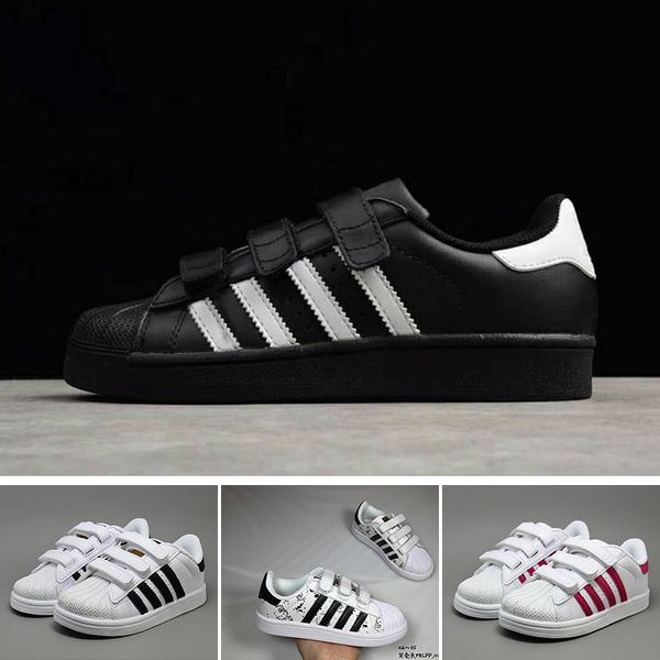 adidas superstar nere bambino
