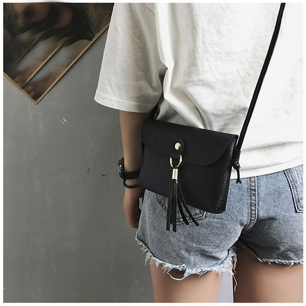 

women's handbags simple casual cross body bags fashion able bag vintage handbag small mini messenger tassel shoulder bags #b