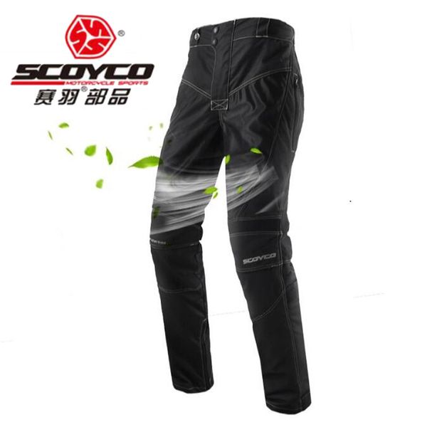 

2018 summer new scoyco motorcycle racing pants p017-2 motorbike trousers pant breathable reflective 450d oxford, Black;blue