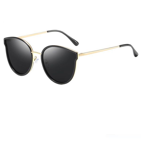 

роскошные доказательства солнечных очков миллионера ретро золотой раме кошачий глаз солнцезащитные очки дамы бренд дизайнер hd очки высочайш, White;black