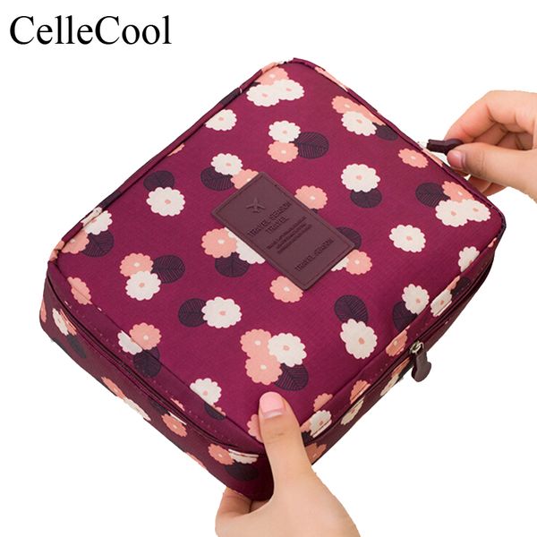 

multifunction brand women cosmetic bag organizer waterproof portable makeup bag travel necessity beauty case wash pouch