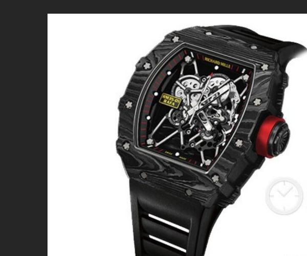 

wmf06 a5 richard mill automatic wristwatch stainless steel strap stainless steel dial folding buckle asian movement new