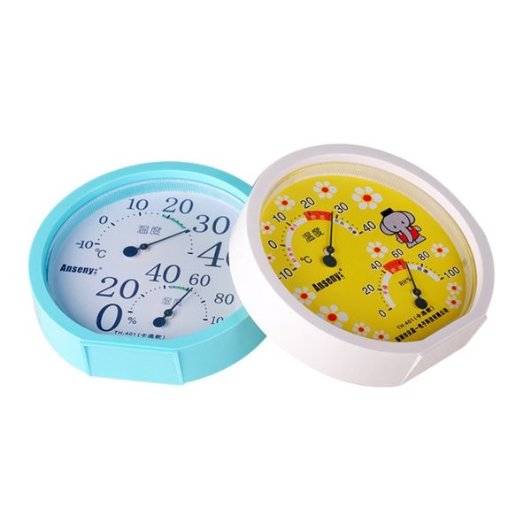 

th401 portable indoor outdoor thermometer hygrometer mini pointer temperature humidity monitor meter weather station tools