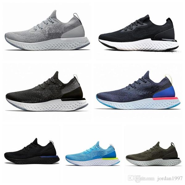 

nrea1a 2019 new fly react mens running shoes college navy triple black dark grey knit designer sport sneakers trainers size 36-45