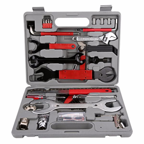 

wholesale 37pcs mtb bike ferramentas multi tools bike repair tools bicycle tool kit set repair tool set bicycle patch