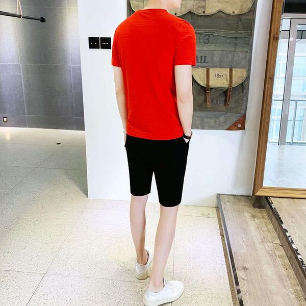 

designer tracksuit for men summer sportswear with letters brand tracksuits casual luxury short sleeves pullover jogger pants mens clothing, Gray