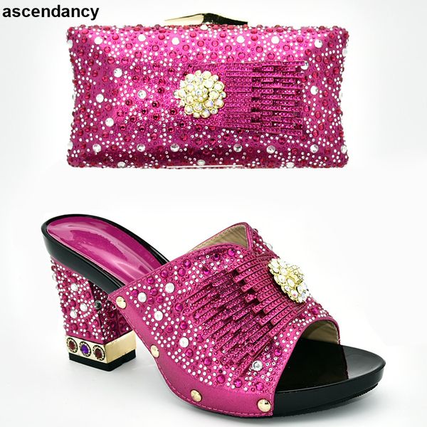 

new italian shoes with matching bags for wedding italy woman italian shoes and bags set rhinestone royal blue and bag set, Black