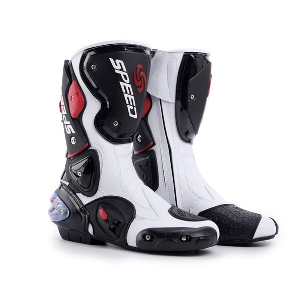 

riding tribe microfiber leather motorcycle boots moto racing motocross shoes