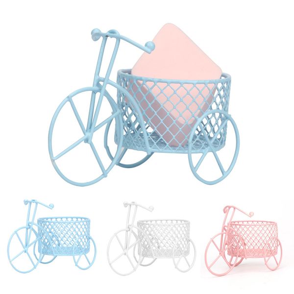 

random color puff drying holder rack bicycle beauty stencil powder puff sponge display stand drying stand holder beauty tools