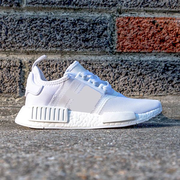 

2019 NMDs Human Race Мужская обувь с Box Pharrell Williams Примеры Желтый Основной Черный Спорт Диза