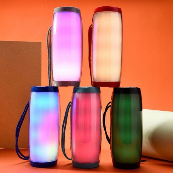 

TG157 Portable LED Lamp Speaker Waterproof Fm Radio Wireless Boombox Mini Column Subwoofer Sound Box Mp3 USB Phone Computer Bass FOREV