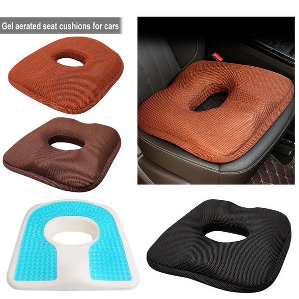 

gel enhanced car seat cushion non-slip orthopedic gel memory foam coccyx cushion summer cool