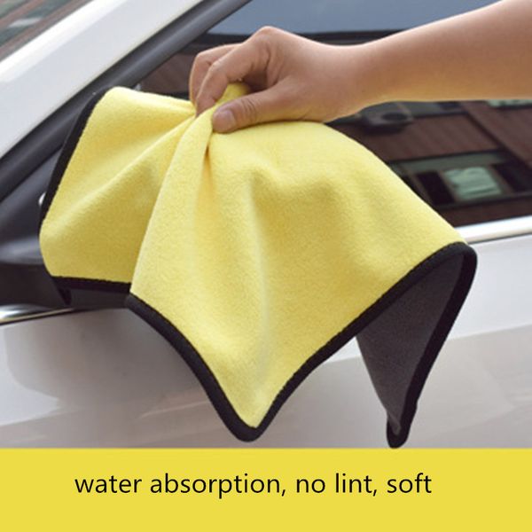 

car polishing washing towels plush auto drying waxing cleaning cloth cleaner detailing car wash towel paint care accessories