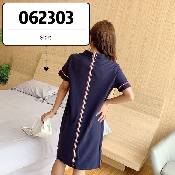 

lapel fashion 062303 button dress lapel button fashion dress 062303, Blue