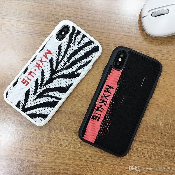 

high super sports luxury kanye west boost 350 v2 silicon cover case for iphone 7 8 plus xs xr 11 pro max fashion trend white cases