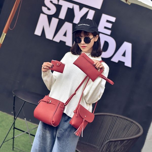 

2020 new korean version of the shoulder messenger bag women's cute fashion messenger bag large capacity ladies