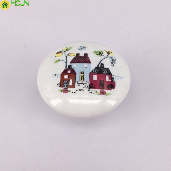 2019 Cartoon Ceramic Furniture Handle Knob Kids Bedroom