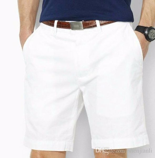 

wholesale drop shipping 2016 high-quality cotton men's shorts men's fashion casual shorts male pony ball shorts 6 colors size m-xx, White;black