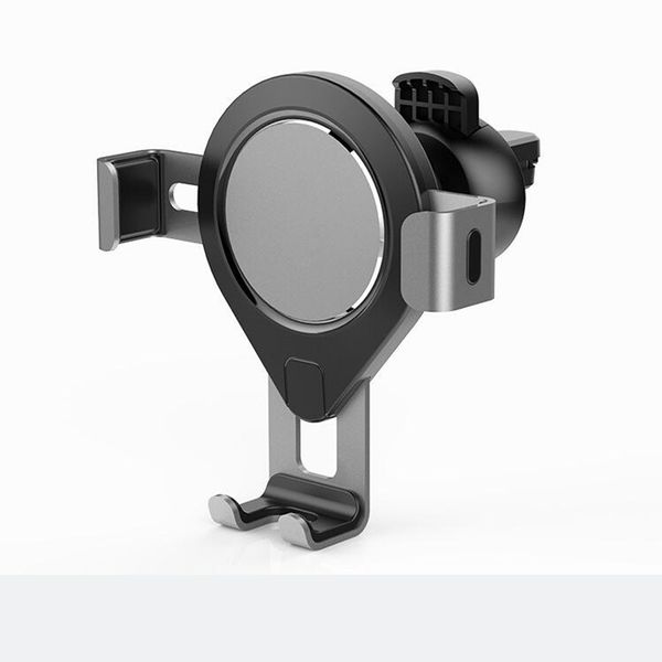 

universal metal car phone holder for phone in car air vent mount stand no magnetic mobile phone holder