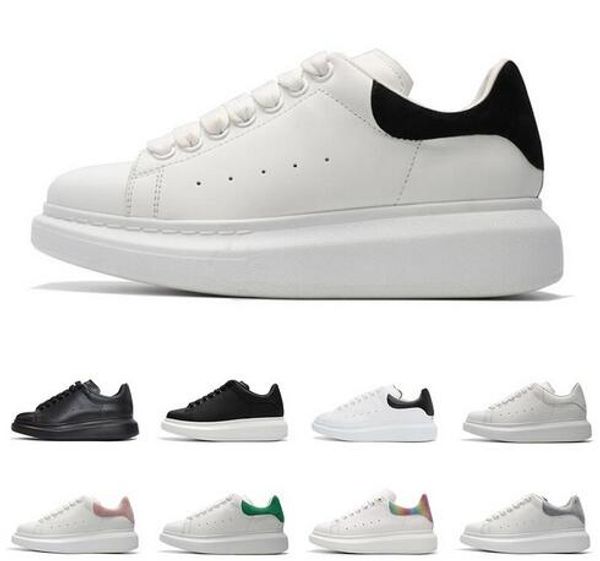 

designer shoes for men women fashion platform sneakers 3m reflective triple black white leather suede mens flat casual shoes size 36-44