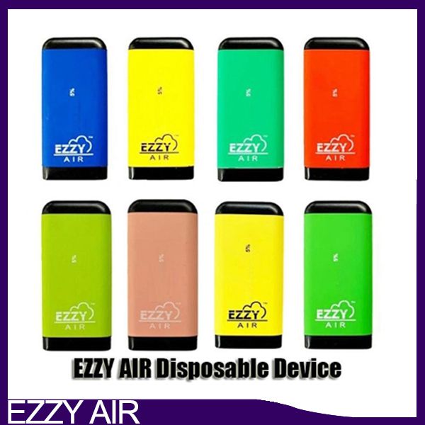 

Ezzy AIR одноразовое устройство Pod Kit 450mAh Аккумулятор 2,7 мл Картридж Испаритель Vape Пустой Pen 500 пуфы VS POP Bar Glow Posh