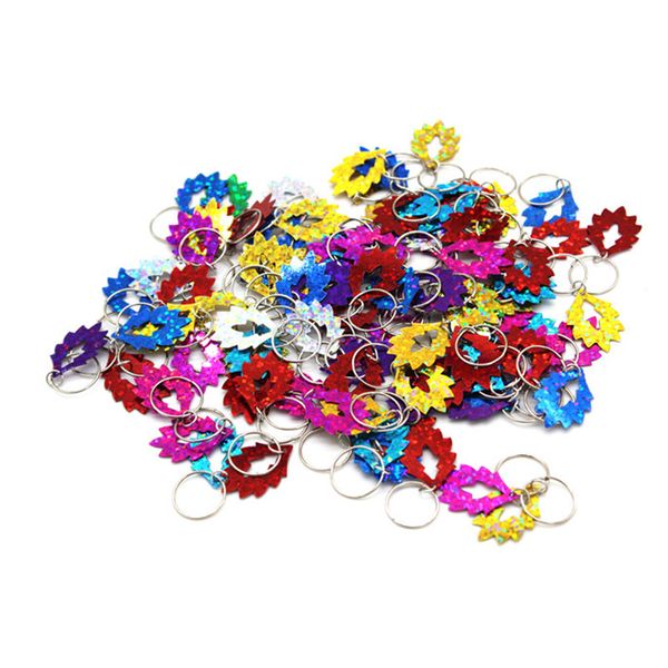 

50pcs/pack sequins braiding hair bead dreadlocks bead gold tone hair cuffs dread tube charm dreadlock accessaries extension, Black