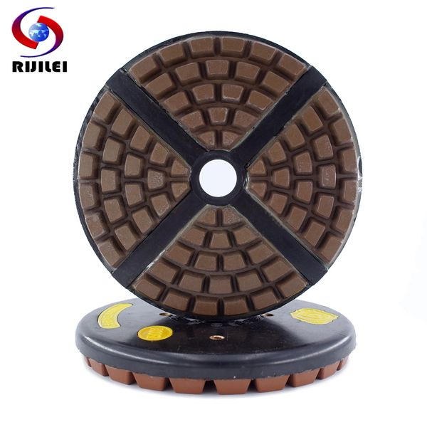 

rijilei 8inch diamond resin bond grinding plate 200mm diamond grinding discs polishing pad for marble granite concrete yg33