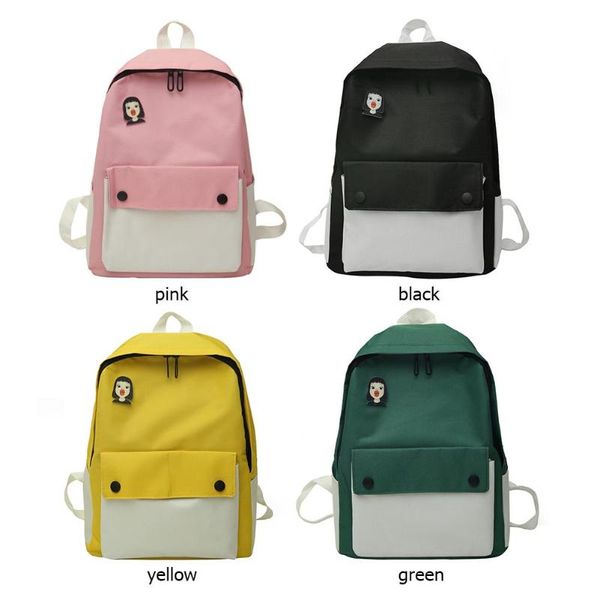 

cute cartoon casual canvas backpack girls fashion travel school shoulder bag bagpack
