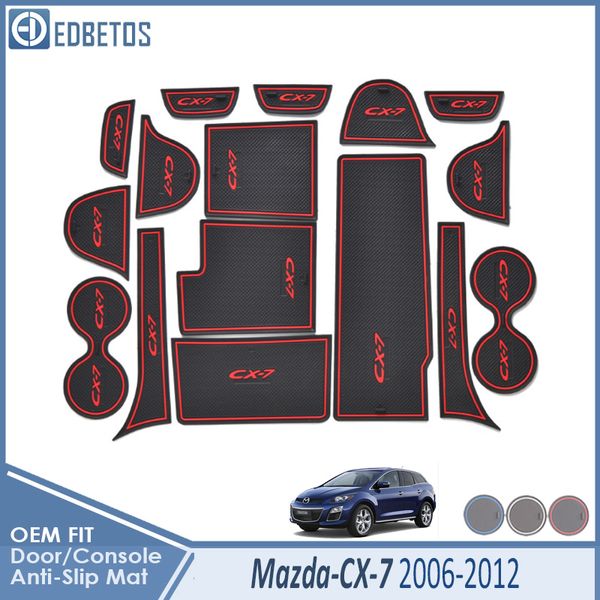 

car gadget pad for cx-7 2006 2007 2008 2009 2010 2011 2012 cx7 cx 7 accessories gel pad rubber gate slot mat cup mats