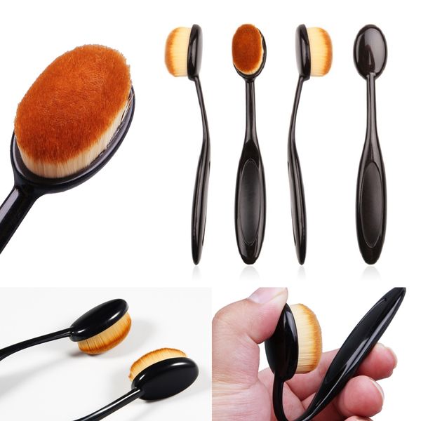 

1pc no.4 toothbrush brush black foundation makeup brushes single brush beauty makeup tool