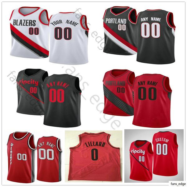 

printed custom mario hezonja 33 zach collins hassan 21 whiteside kent bazemore anfernee simons basketball jerseys, Black;red