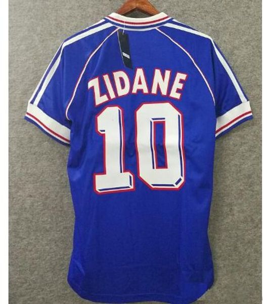 

maillot de foot men shirt, enfant set france 1998 zidane henry children set football kids equipe de france kits soccer jerseys 98, Black