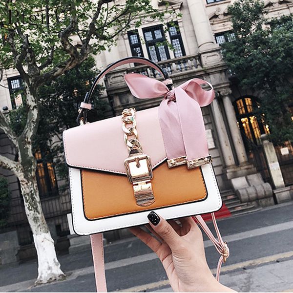 

2019 women bag fashion women messenger bags ptgirl mini small square shoulder bag crossbody package clutch handbags