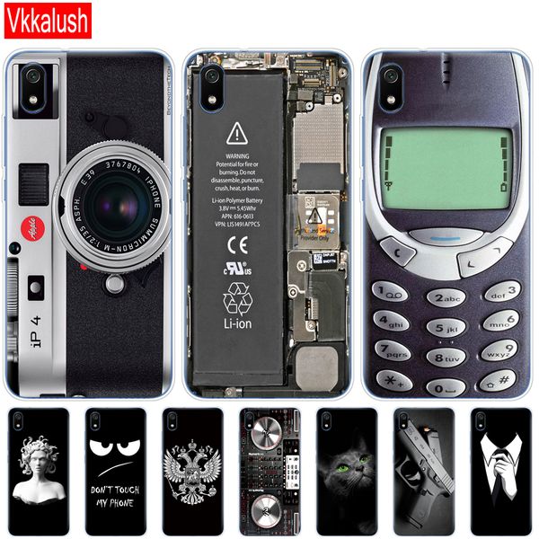 

силиконовый чехол для телефона xiaomi redmi 7a cases полная защита мягкая задняя крышка tpu для redmi 7 a bumper bag coque