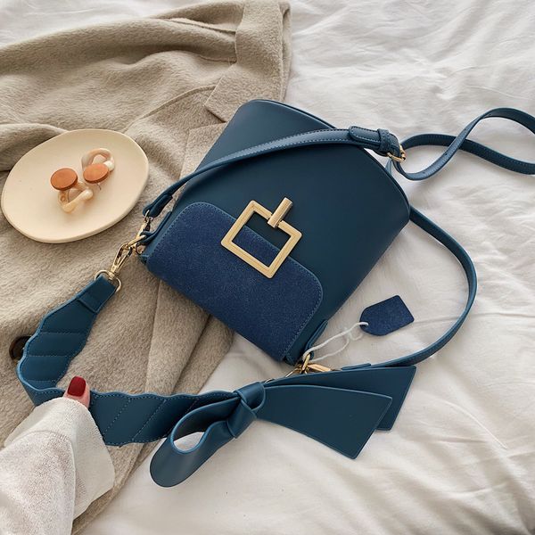 

textured bag women's 2020 autumn new style retro fashion hand bucket bag western style crossbody