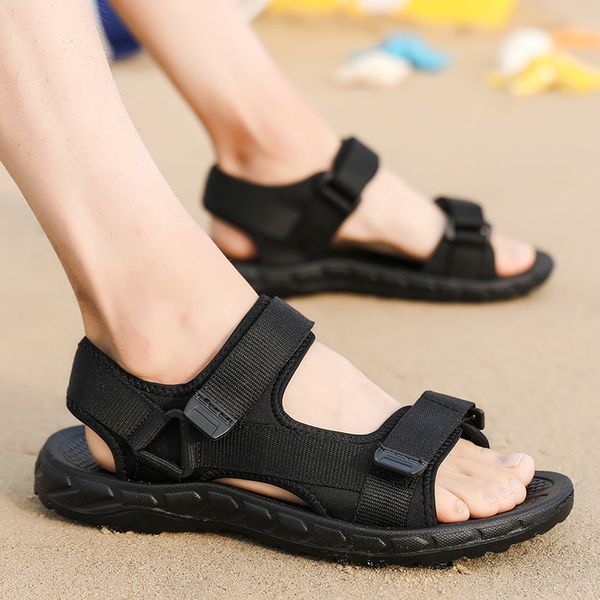 

men's outdoor sandals breathable fabric beach shoes anti-slip male shoes sandalias all-match summer cool comfortable sport