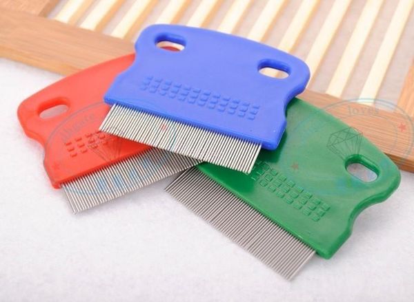 

500pcs pet dog cat clean comb metal lice comb small pet nit lice comb ing