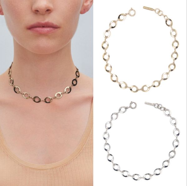 

timeless wonder cutout geo pave choker necklace women jewelry punk gothic boho trendy ins french hip hop chic 8348, Golden;silver