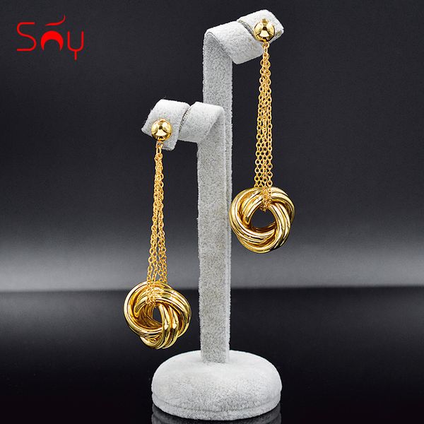 

sunny jewelry selling earrings for women long drop dangle earrings dubai fashion earrings for wedding gift jewelry findings, Silver