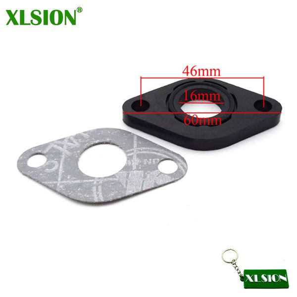 

xlsion intake manifold inlet pipe gasket for gy6 50cc engine carburetor chinese scooter moped sunl baotian znen jmstar kazuma