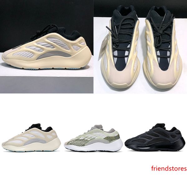 

kanye west 700 v3 azael alvah glow in the dark with stock x mens running shoes women designer sneakers us 5-11