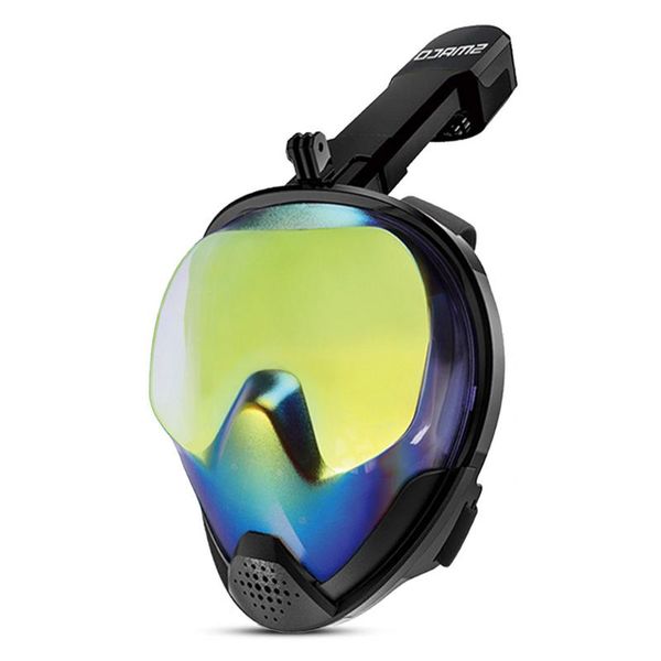 

2019 new full snorkeling mask underwater scuba diving equipment anti-fog mask motion sports for camera m8028