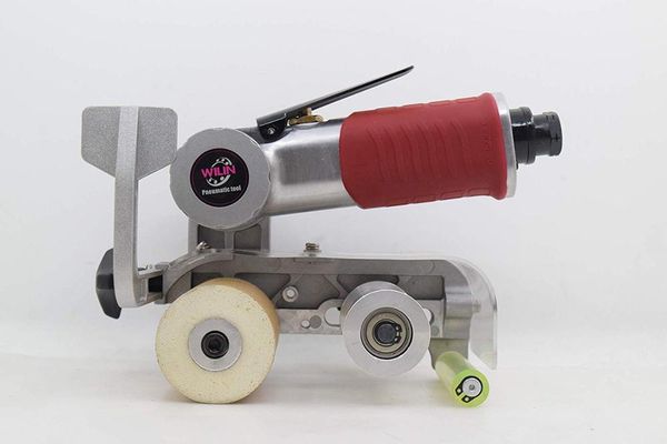 

air belt sander 60x260mm belts pneumatic wire drawing machine for metal polishing woodworking rust deburring removal
