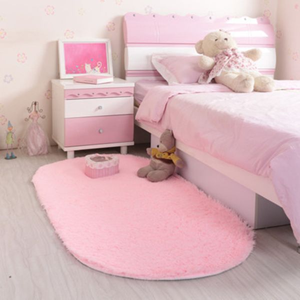 

soft oval alfombras carpet faux fur area rug slip resistant floor mats for parlor living room bedroom fluffy mats home supplies