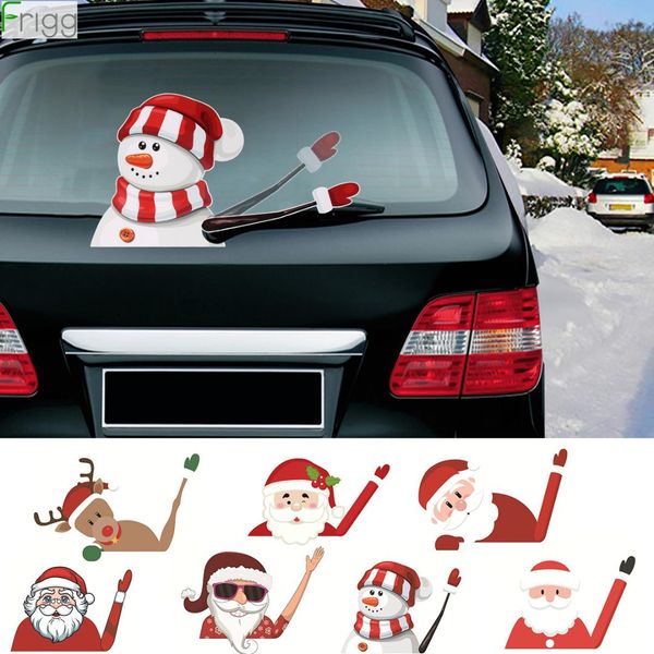 

santa claus christmas car sticker merry christmas decorations for home ornaments gifts xmas navidad 2019 new year 2020