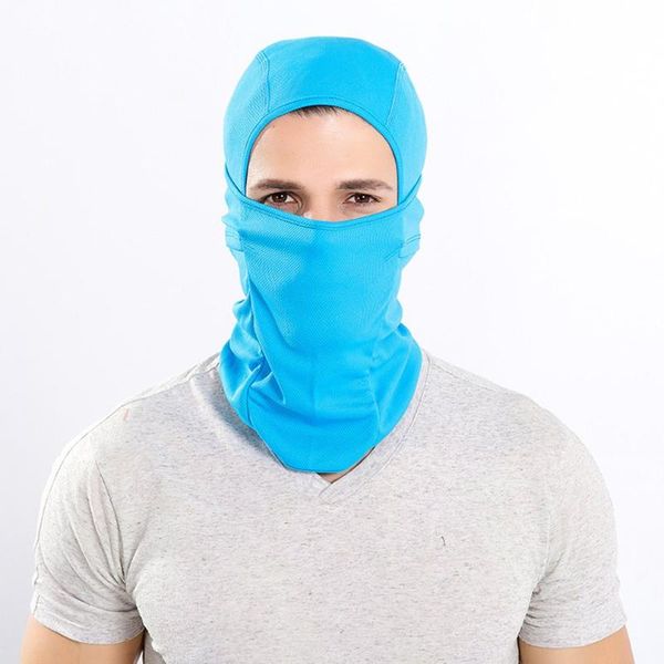 

breathable dust-proof windproof outdoor tactical cycling winter full face scarf mask neck bicycle snowboard ski mask, Black