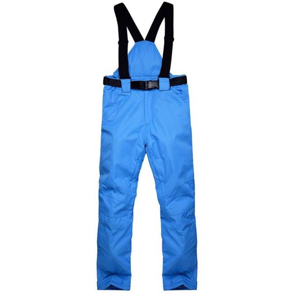 

men casual solid waterproof breathable warm suspenders ski pants autumn, winter