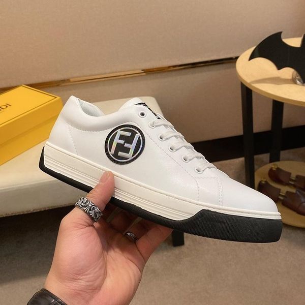 

c15 fashion trendy casual men's shoes, comfortable luxury men's shoes leather sneakers original box packaging zapatos, Black