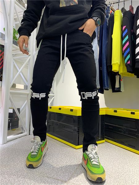 

2020 fashionl cool guy jeans fashion famous brand designer jeans mens jeans italian designer brand1, Blue